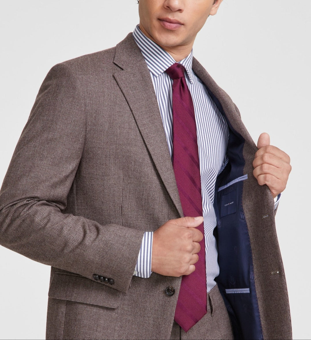 Tommy Hilfiger Men's Modern-Fit Stretch Wool Suit Jacket