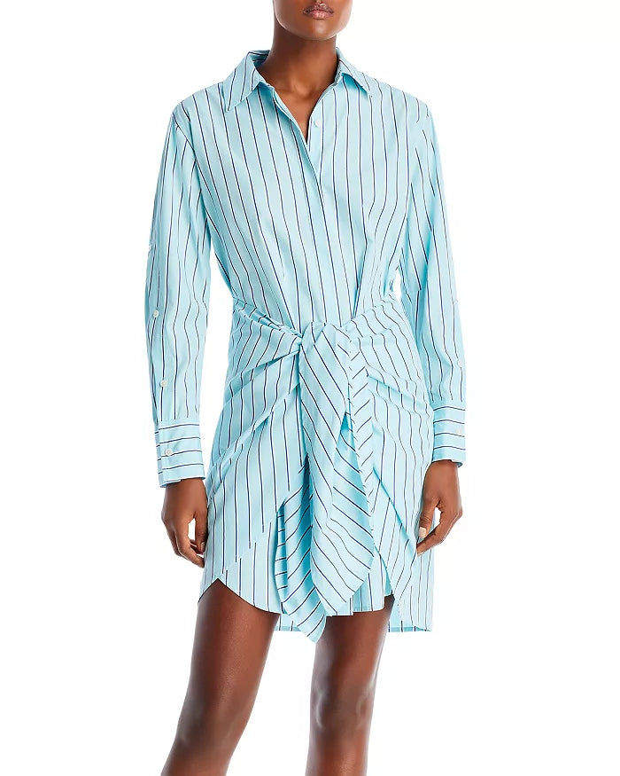 Derek Lam 10 Crosby Charlotte Tie Waist Shirtdress