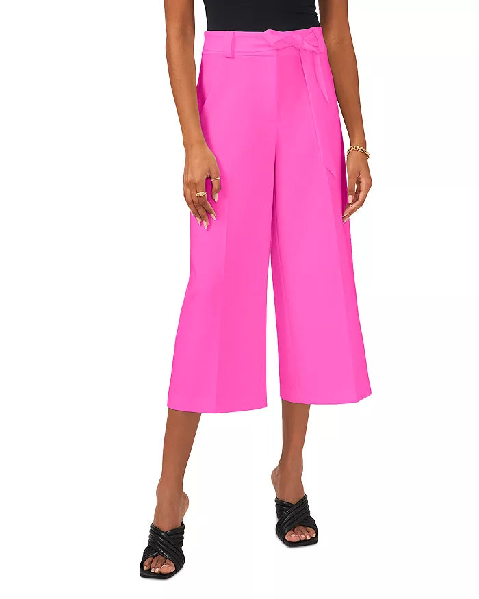 Vince Camuto Belted Culotte Pants