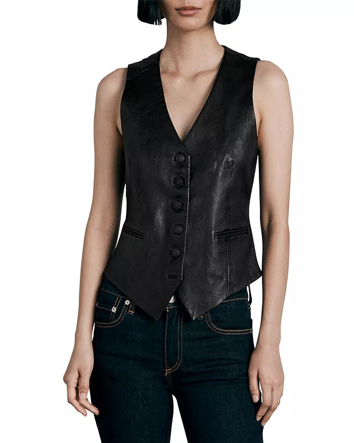 rag & bone Vanessa Leather Vest