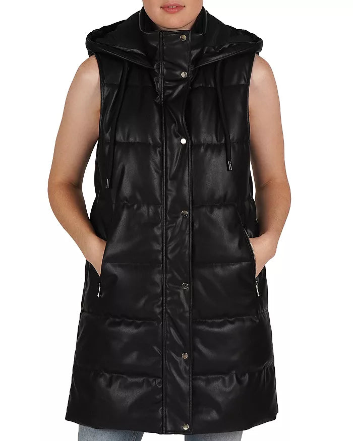 Love Token Long Puffer Vest