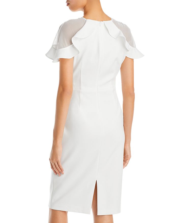 Eliza J Ruffle Sleeve Cocktail Dress