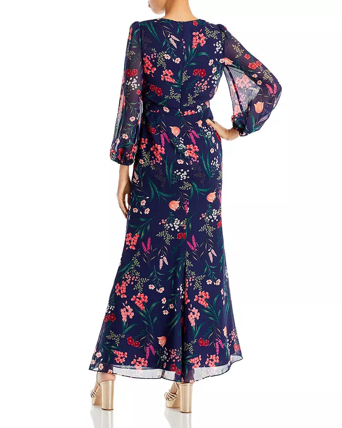 Eliza J Cascading Ruffle Maxi Dress