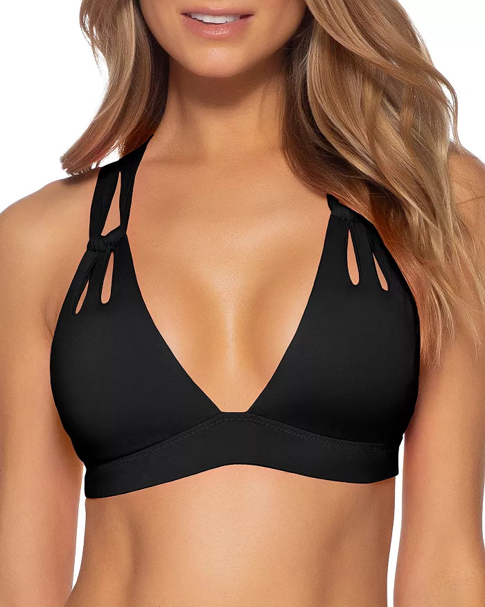 BECCA Color Code Cutout Triangle Bikini Top