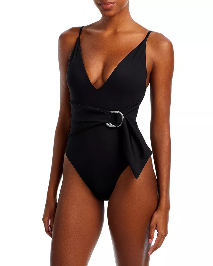 Jonathan Simkhai Niya Belted One Piece Swimsuit