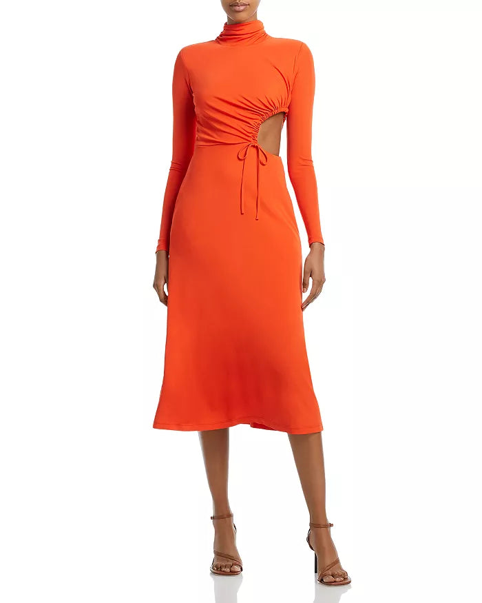 Undra Celeste New York Turtleneck Cutout Dress