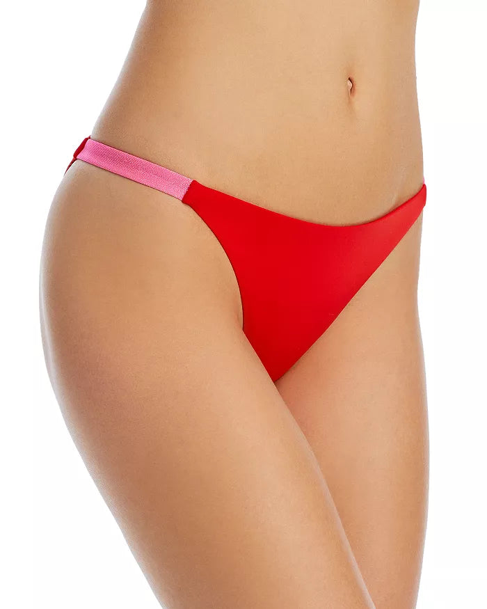 AQUA Swim Strap String Bikini Bottom