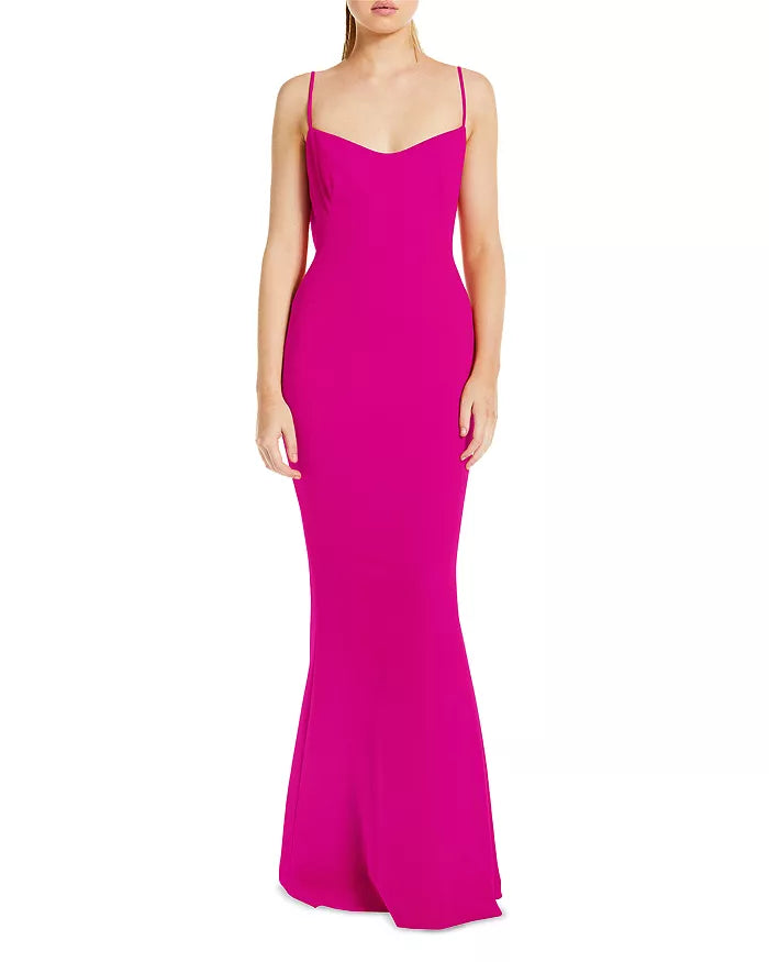 KATIE MAY Damn Gina Cowl Back Gown