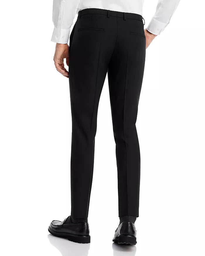 Hugo Hesten Super Black Extra Slim Fit Suit Pants