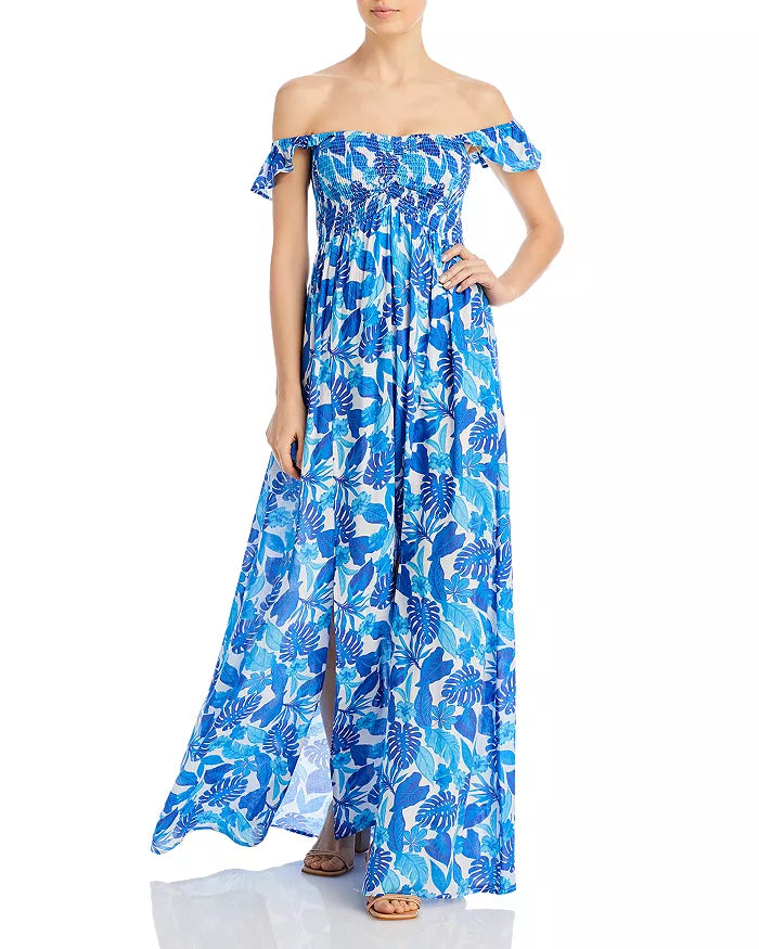 Tiare Hawaii Hollie Printed Maxi Dress Swim Cover-Up