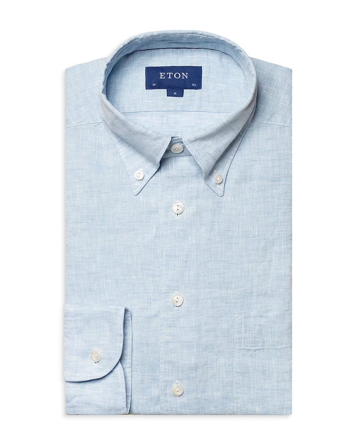 Eton MEN Slim Fit Linen Shirt