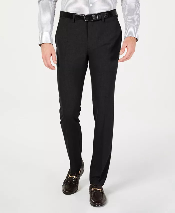 Kenneth Cole Reaction MEN's Gabardine Skinny/Extra-Slim Fit Performance Stretch