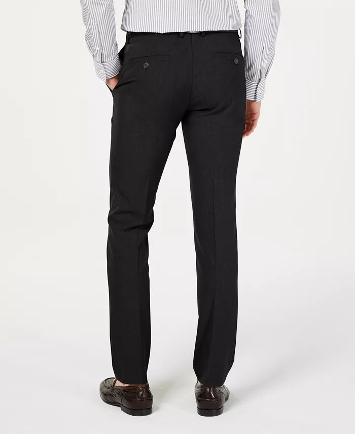 Kenneth Cole Reaction MEN's Gabardine Skinny/Extra-Slim Fit Performance Stretch