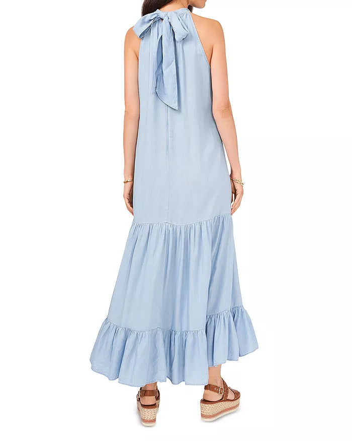 VINCE CAMUTO Sleeveless Tiered Maxi Dress