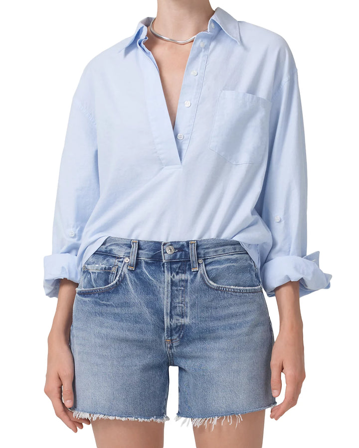 Citizens of Humanity Aave Oversized Cuff Collared Shirt