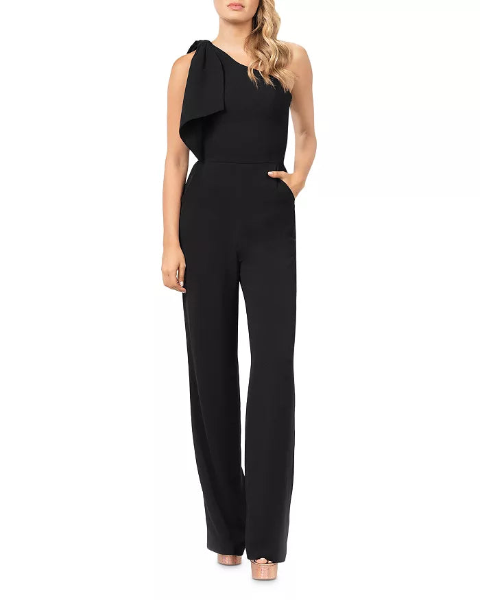 Dress the Population Tiffany One Shoulder Jumpsuit