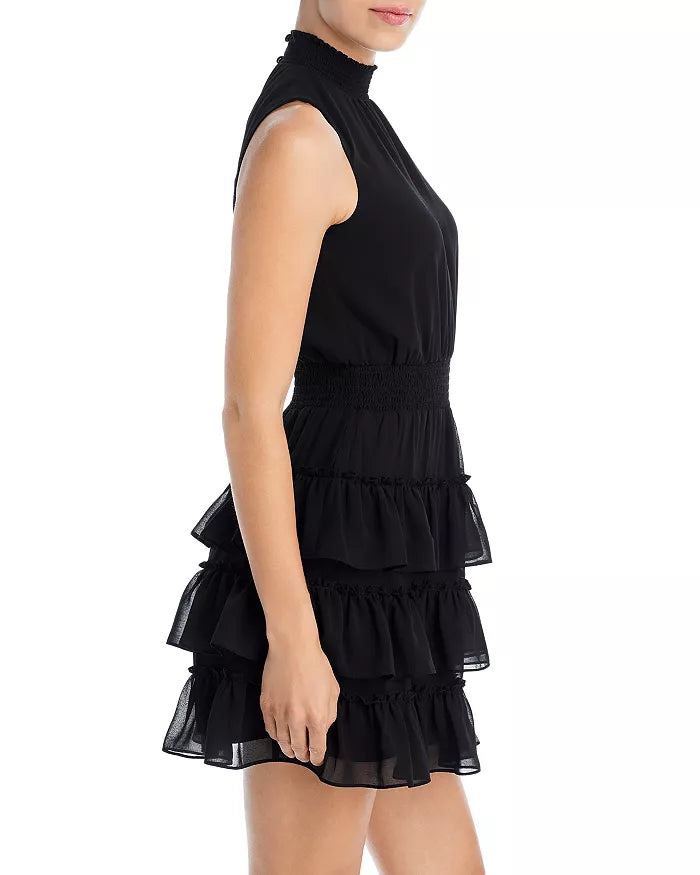 1. STATE Mock Neck Sleeveless Dress