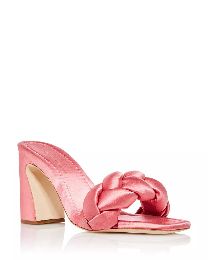 Loeffler Randall Freya Braided Curved Heel Sandals