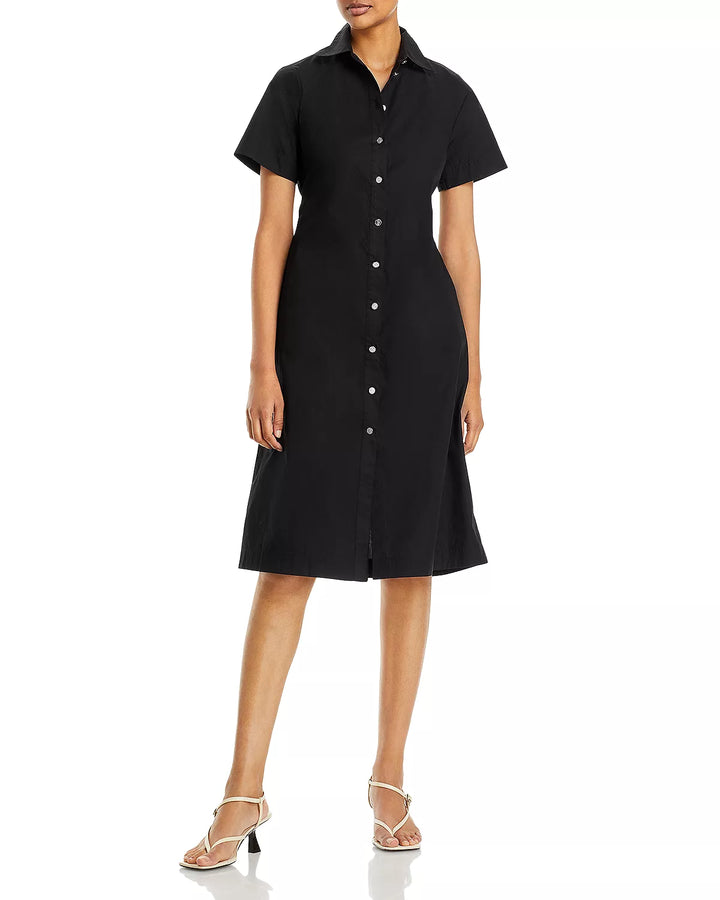 MICHAEL MICHAEL KORS Cotton Tie Waist Shirt Dress