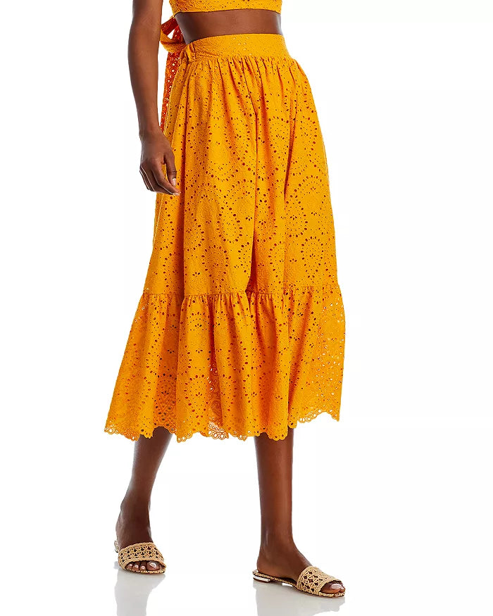 Charina Sarte Las Dalias Midi Skirt