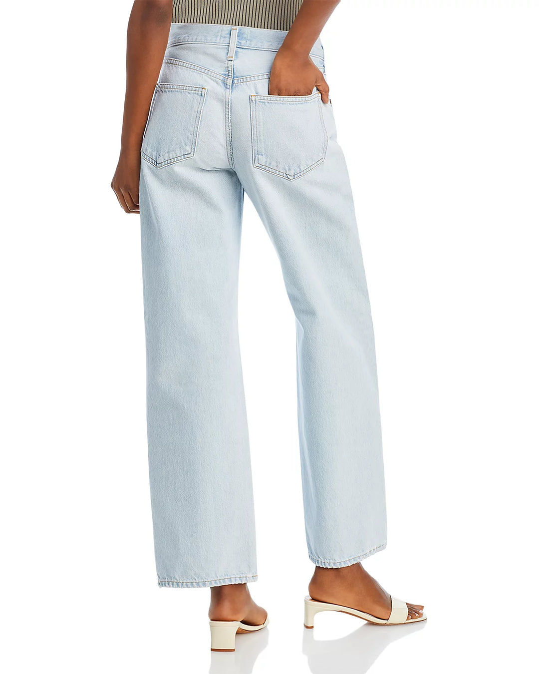 AGOLDE Fusion High Rise Wide Leg Jeans