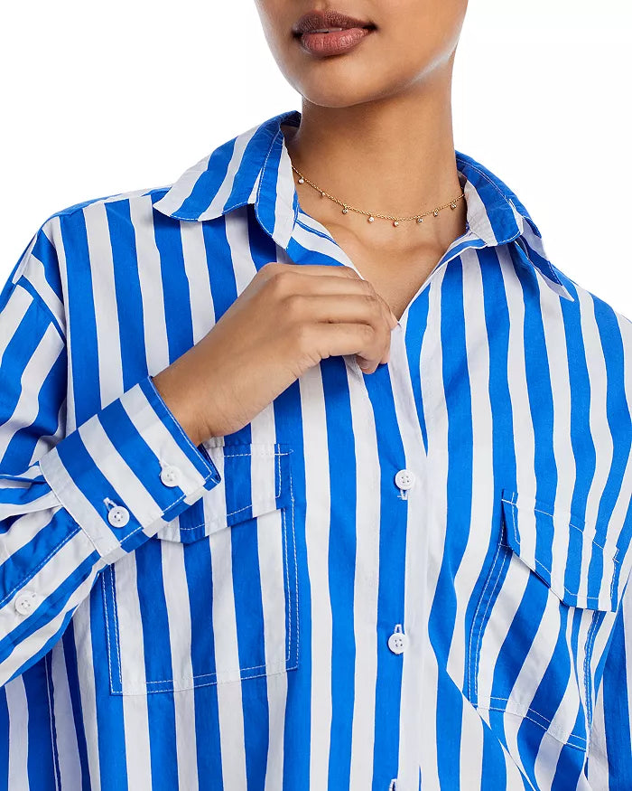 Faithfull the Brand Cotton Striped Tyde Shirt