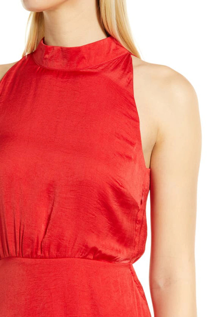 Sam Edelman High Neck Tiered Dress