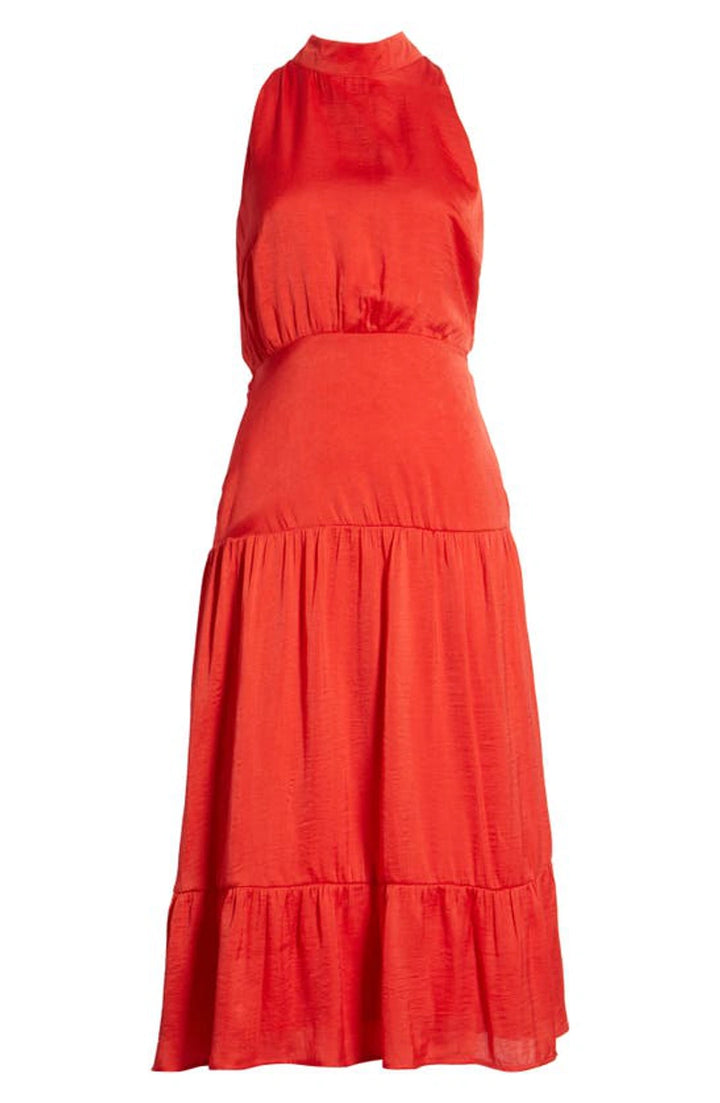 Sam Edelman High Neck Tiered Dress