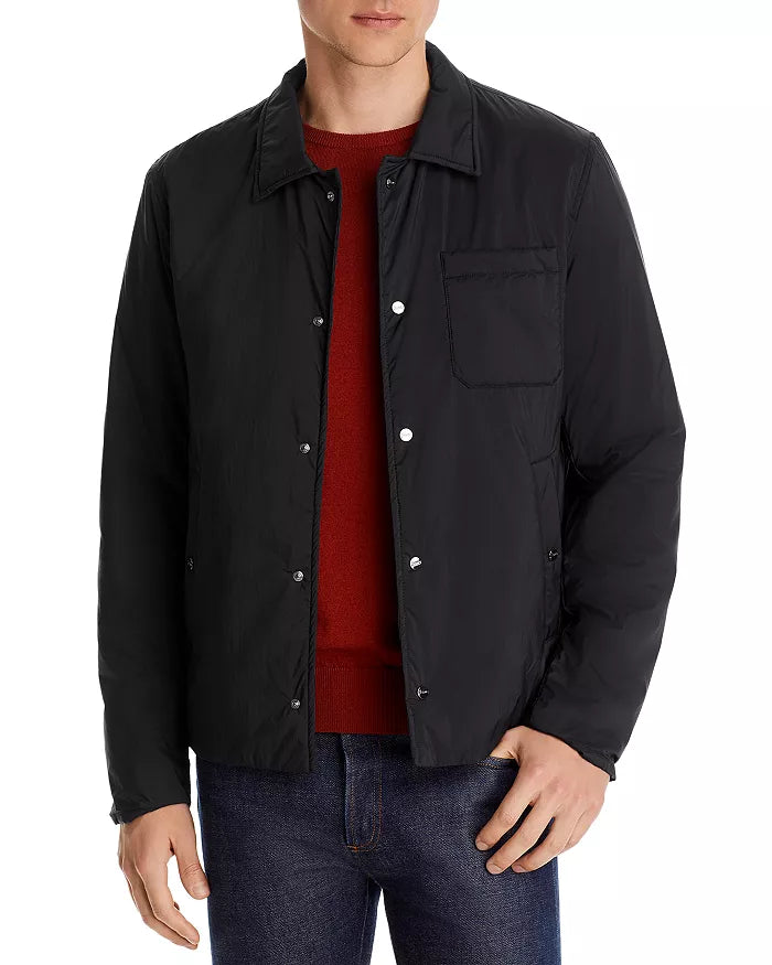 Herno MEN  Woven Snap Front Jacket