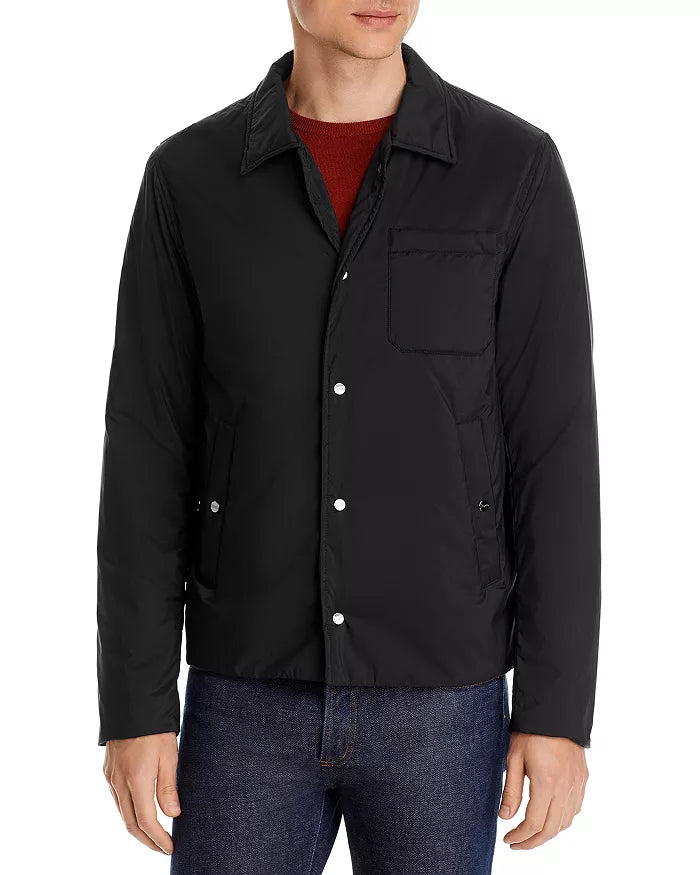 Herno MEN  Woven Snap Front Jacket