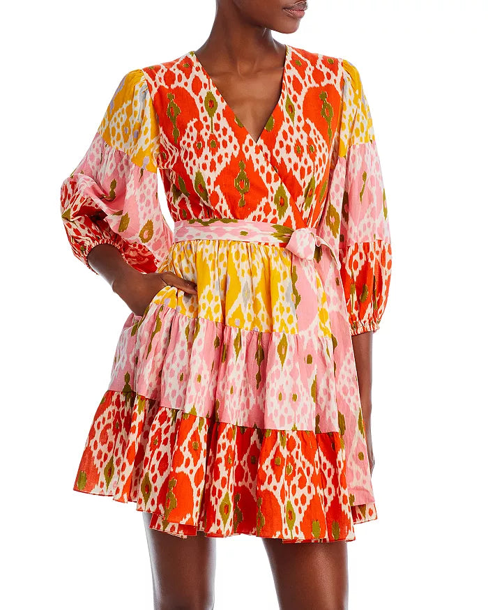Charina Sarte Alhambra Printed Wrap Dress