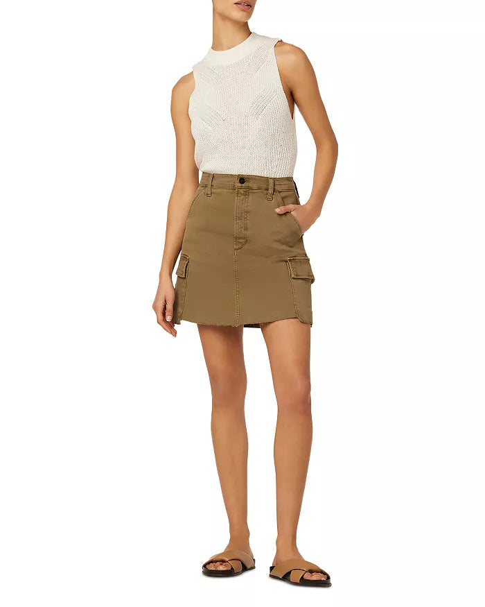 Joe's Women's Raw Hem Utility Cargo Skirt