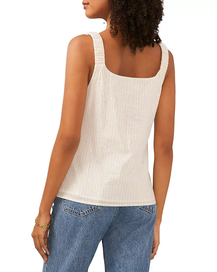 Vince Camuto Ruched Strap Tank Top