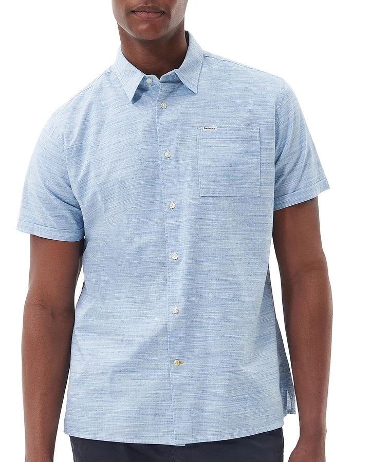 Barbour MEN Seaswell Short Sleeve Button Front Printed Shirt