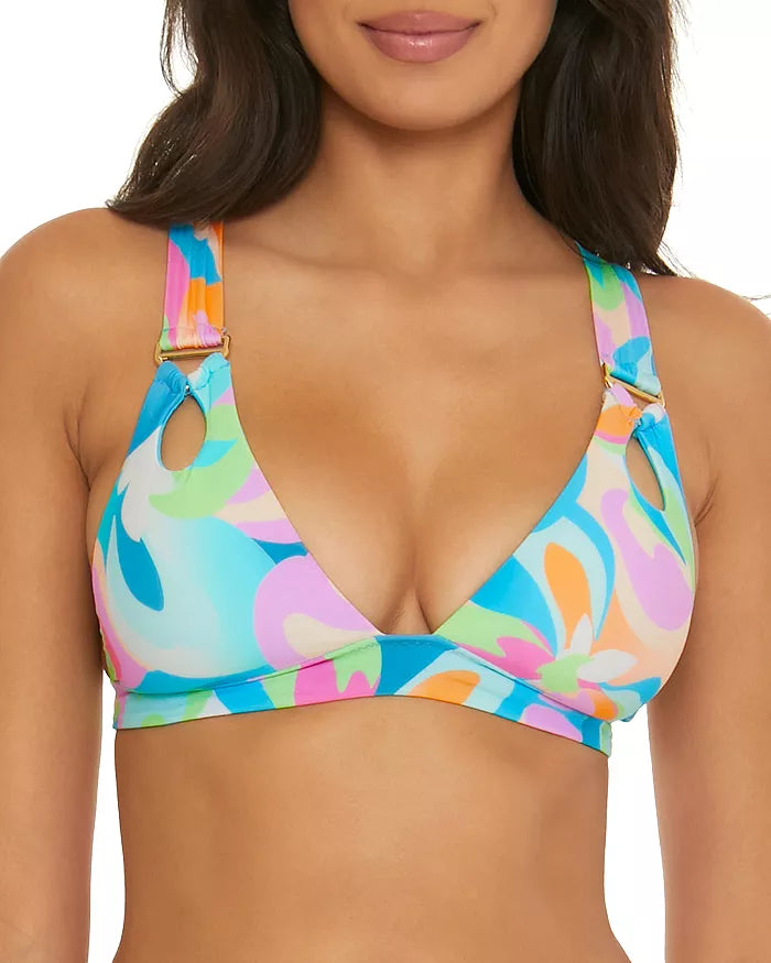 BECCA Miranda Nostalgic Buckle Bikini Top