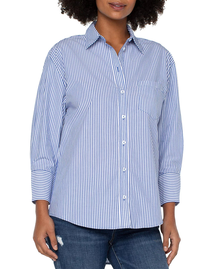 Liverpool Los Angeles Oversized Classic Button Down Shirt