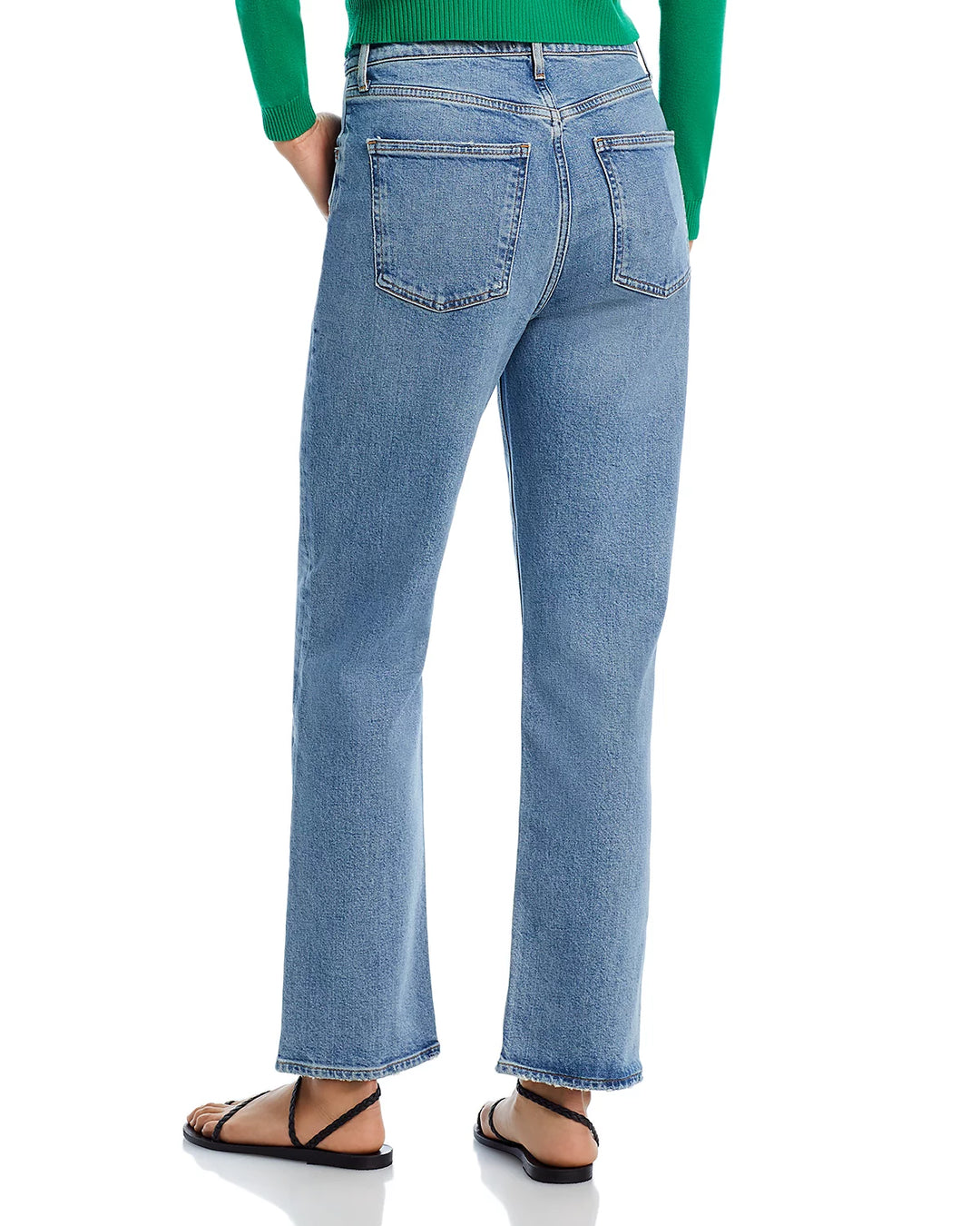 AGOLDE High Rise Straight Stove Pipe Jeans