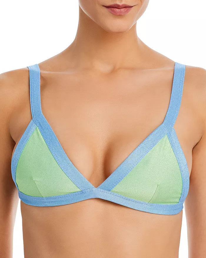 Capittana Olivia Shine Triangle Bikini Top