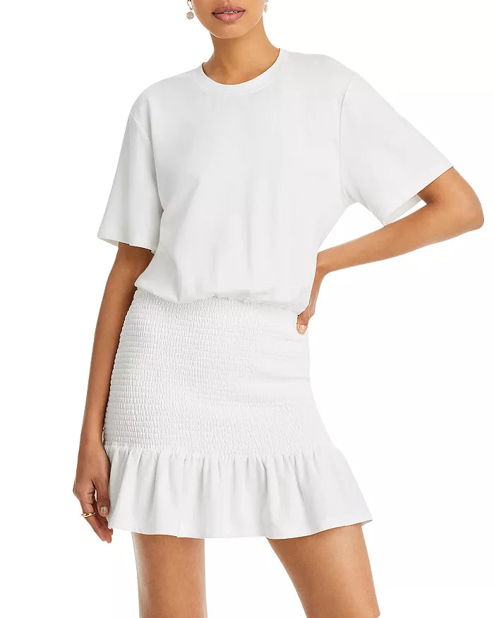 FORE Smocked T-Shirt Dress