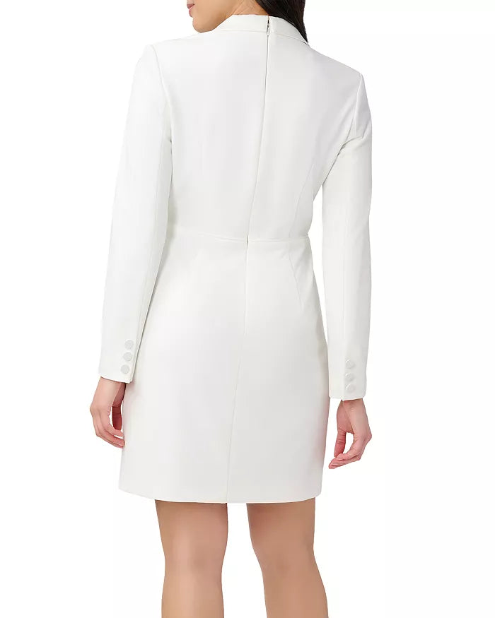 Adrianna Papell Knit Crepe Tuxedo Sheath Dress