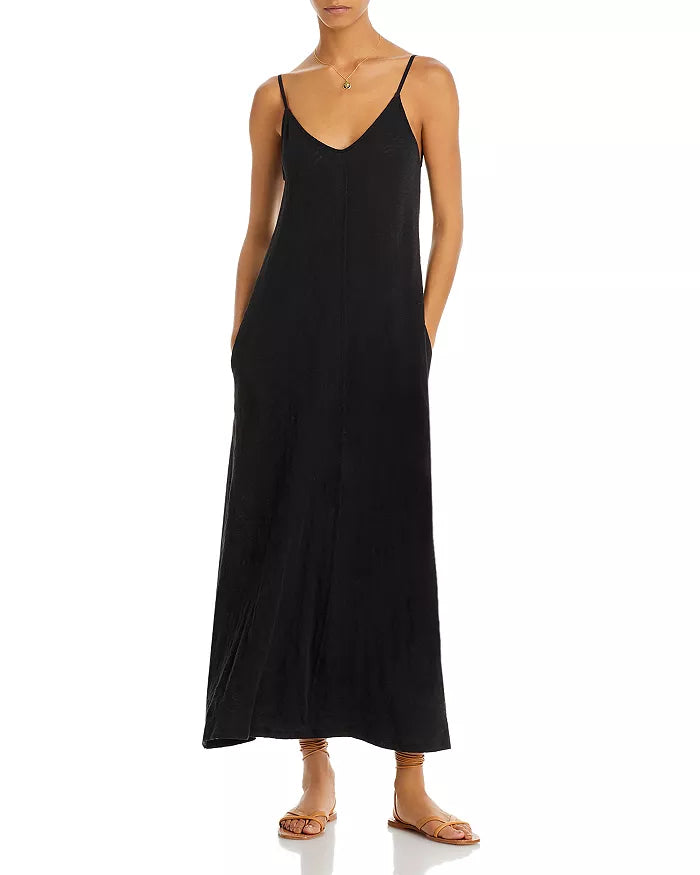 ATM Anthony Thomas Melillo Slub Jersey Tank Maxi Dress