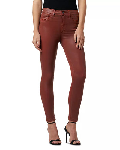 Joe's Jeans The Charlie High Rise Coated Ankle Skinny Jeans