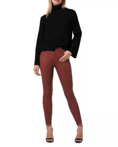 Joe's Jeans The Charlie High Rise Coated Ankle Skinny Jeans