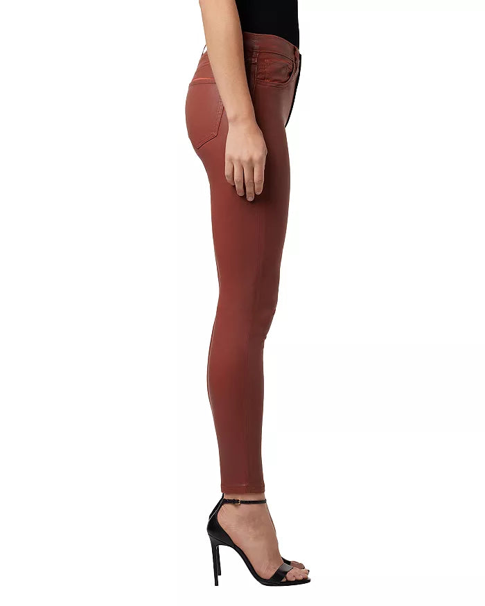 Joe's Jeans The Charlie High Rise Coated Ankle Skinny Jeans