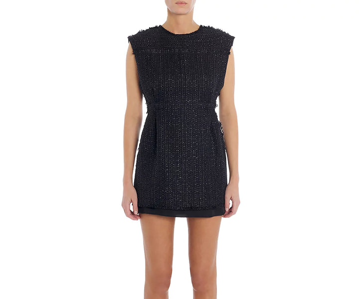 Lanvin Tweed Mini Shift Dress