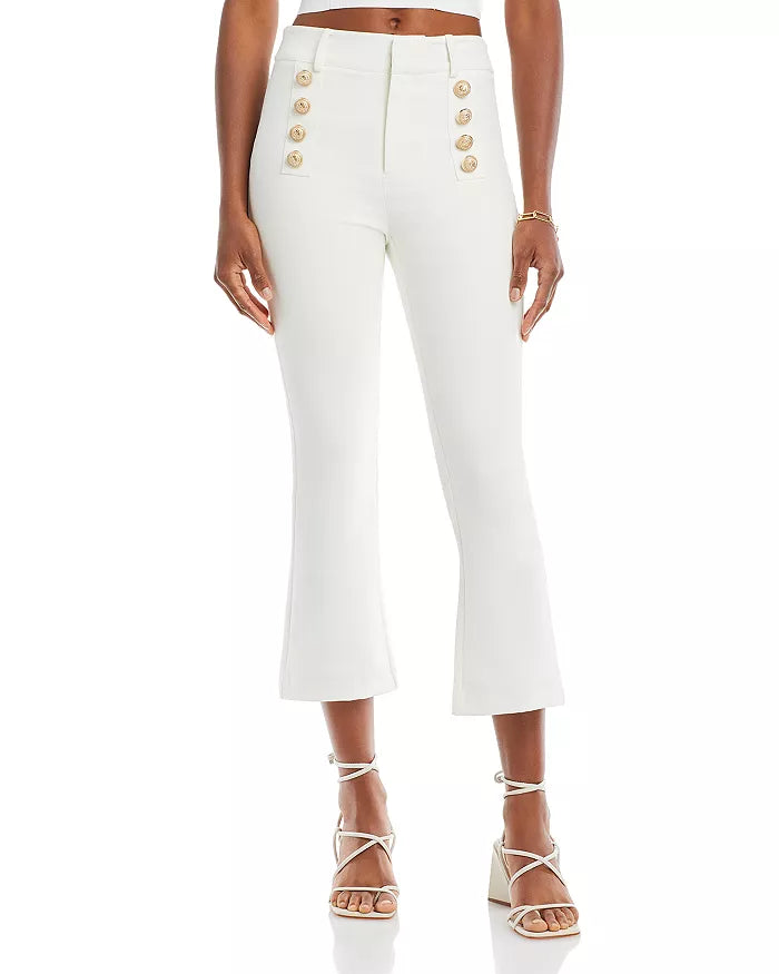 Generation Love Amirah Crepe Cropped Flare Sailor Pants