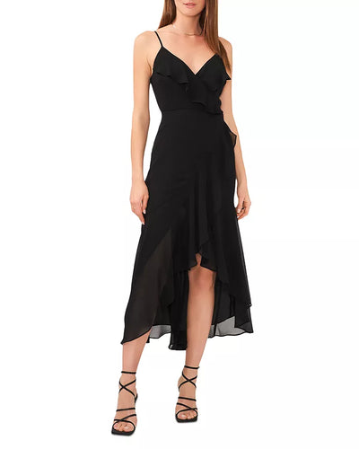 1. STATE Ruffled High/Low Dress