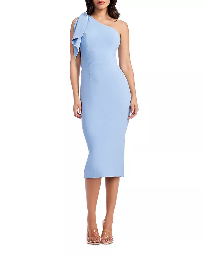 Dress the Population Tiffany One Shoulder Midi Dress