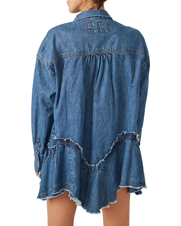 Free People Freya Denim Shirt