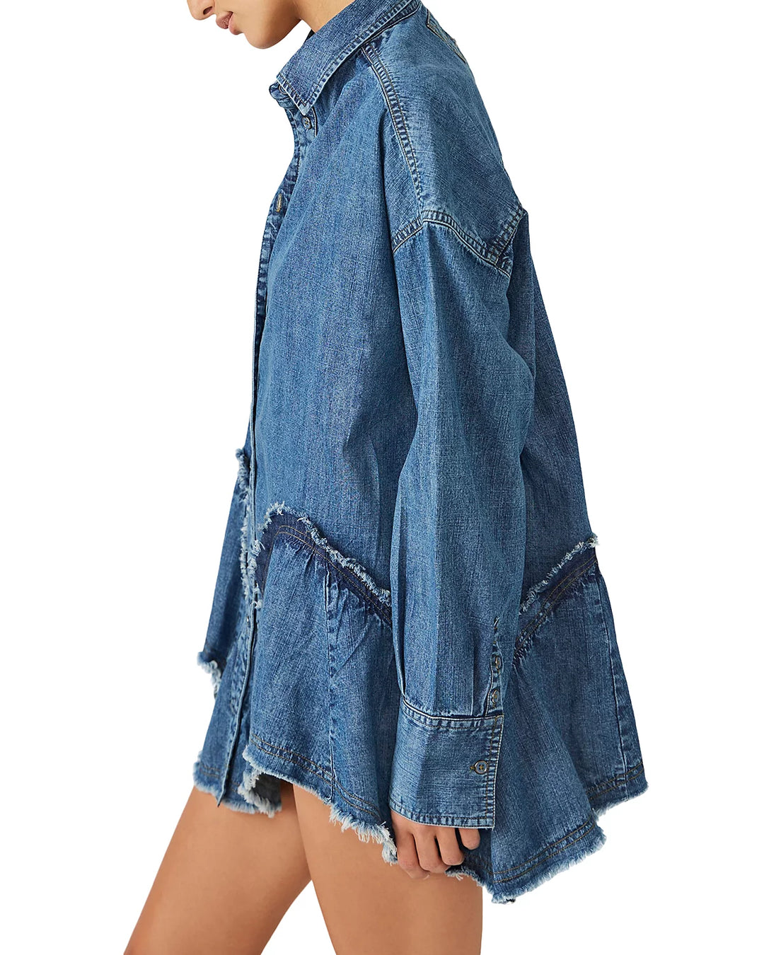 Free People Freya Denim Shirt